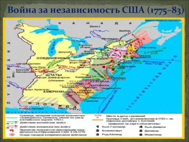 Война за независимость США (1775–83)