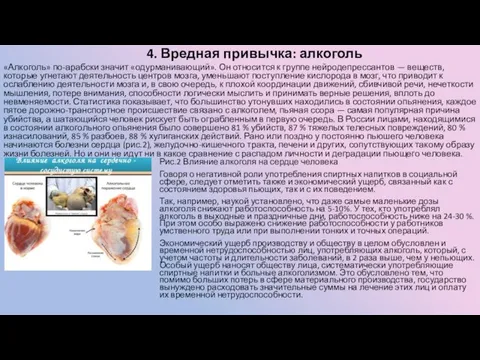 4. Вредная привычка: алкоголь «Алкоголь» по-арабски значит «одурманивающий». Он относится к