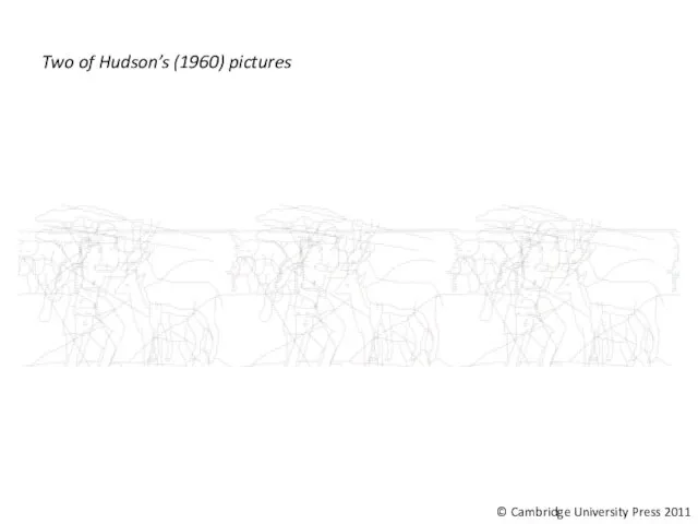 © Cambridge University Press 2011 Two of Hudson’s (1960) pictures