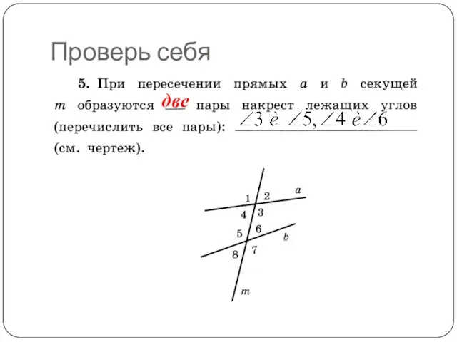 Проверь себя две