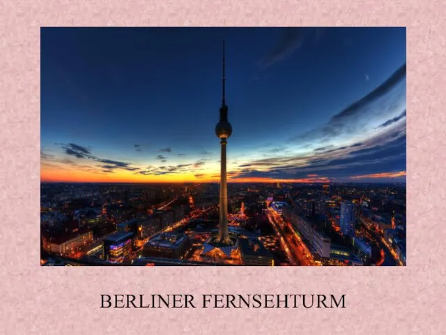 BERLINER FERNSEHTURM