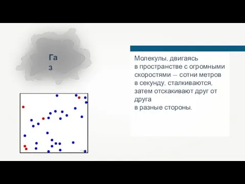 Greg L Молекулы, двигаясь в пространстве с огромными скоростями — сотни