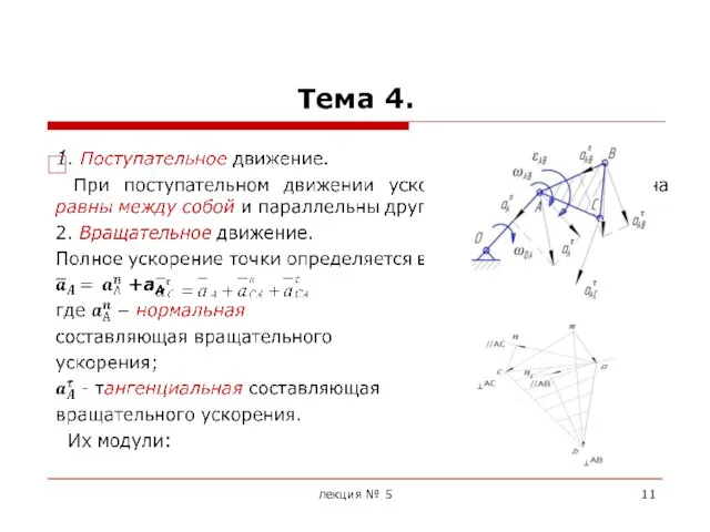 Тема 4. лекция № 5