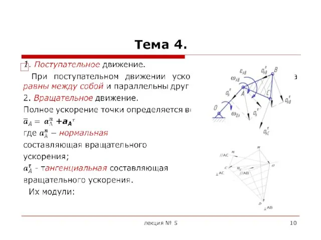 Тема 4. лекция № 5