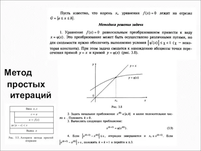 Метод простых итераций