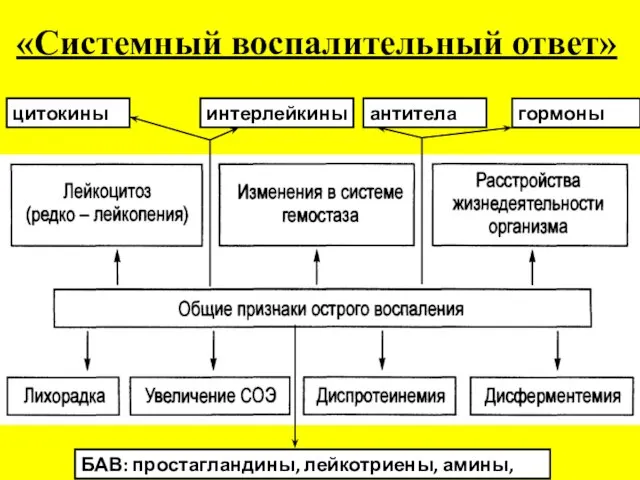 «Системный воспалительный ответ»