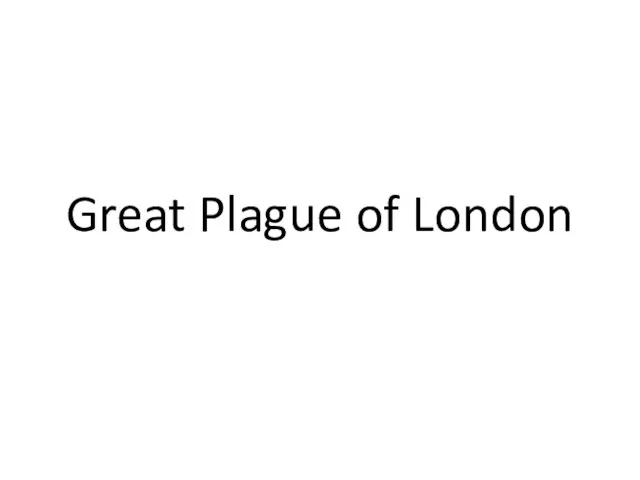 Great Plague of London