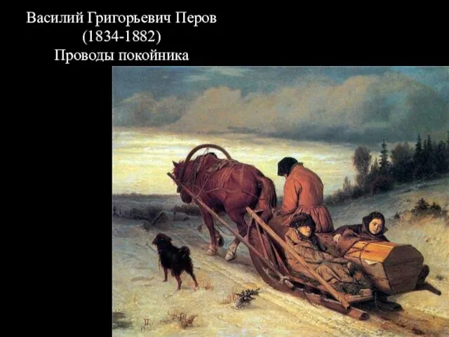 Василий Григорьевич Перов (1834-1882) Проводы покойника