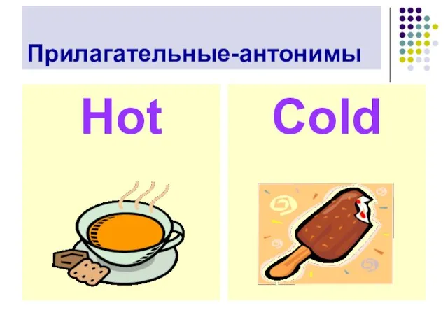 Прилагательные-антонимы Hot Cold