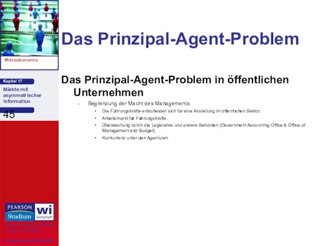 Das Prinzipal-Agent-Problem Das Prinzipal-Agent-Problem in öffentlichen Unternehmen Begrenzung der Macht des