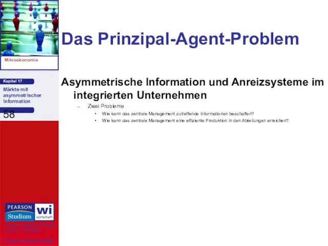 Das Prinzipal-Agent-Problem Asymmetrische Information und Anreizsysteme im integrierten Unternehmen Zwei Probleme