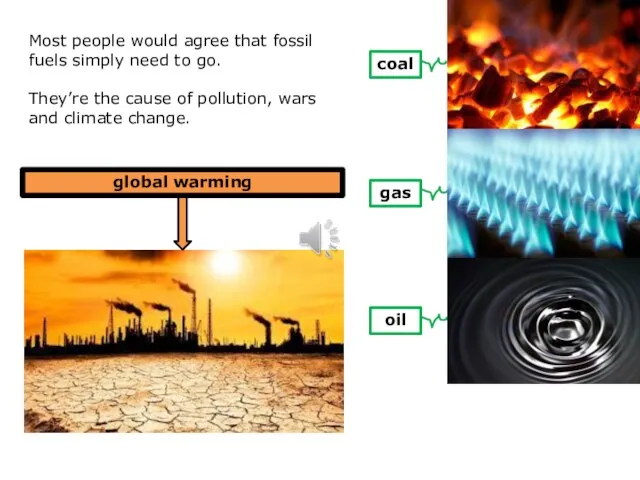 Most people would agree that fossil fuels simply need to go.