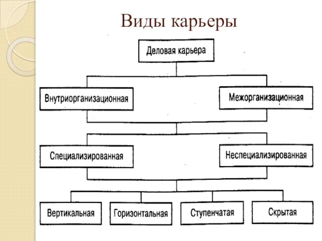 Виды карьеры