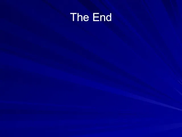 The End