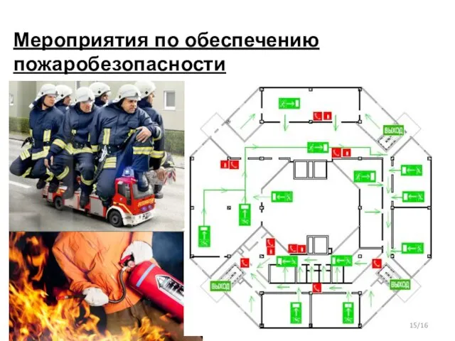 Мероприятия по обеспечению пожаробезопасности /16