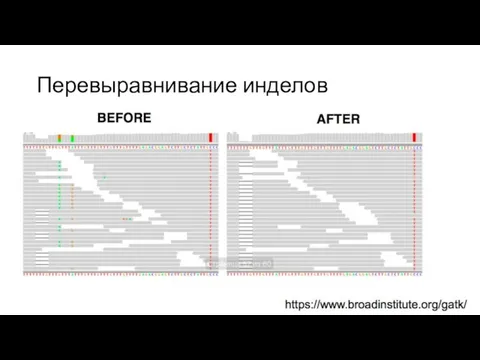 Перевыравнивание инделов