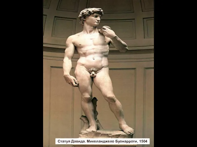 Статуя Давида. Микеланджело Буонарроти, 1504