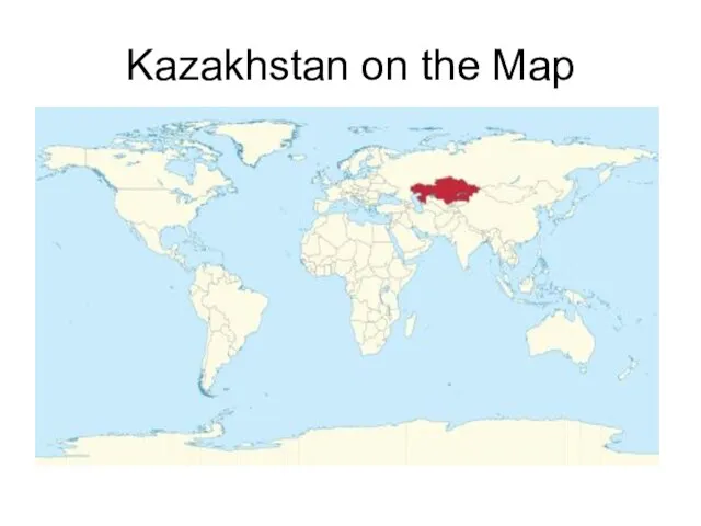 Kazakhstan on the Map