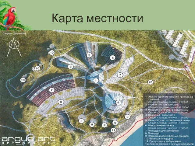 Карта местности