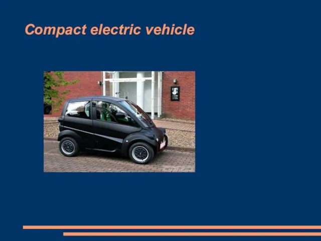 Compact electric vehicle