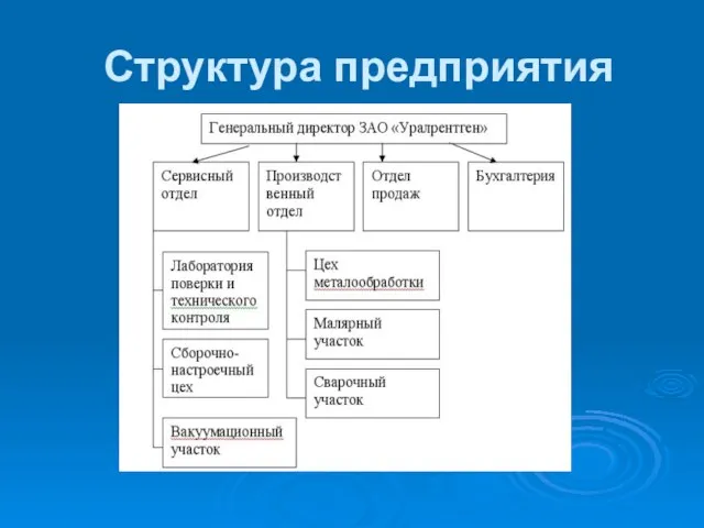 Структура предприятия