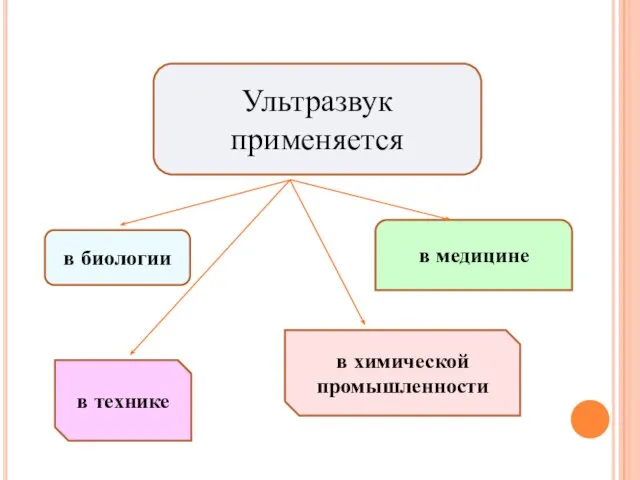 Ультразвук применяется в технике в медицине в химической промышленности в биологии