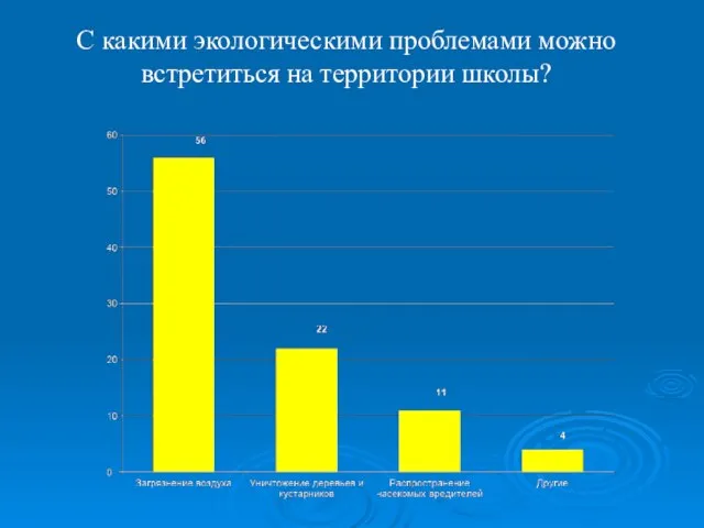 С какими экологическими проблемами можно встретиться на территории школы?