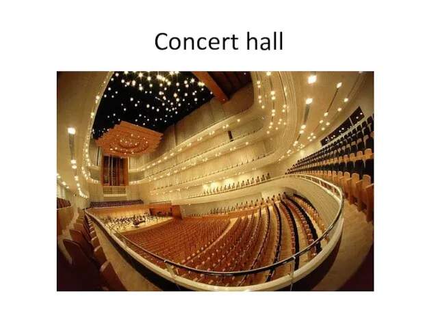 Concert hall