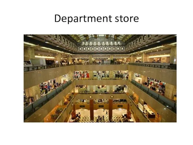 Department store