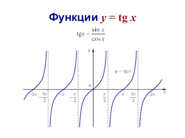 Функции y = tg x