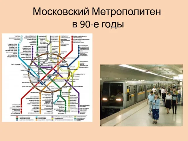 Московский Метрополитен в 90-е годы