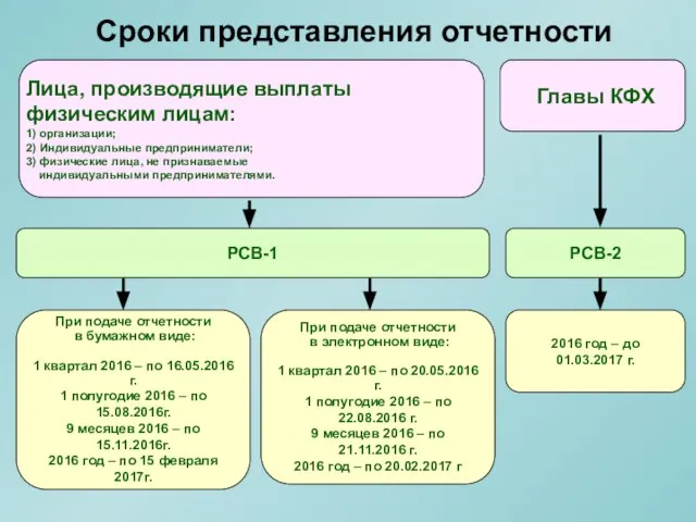 Лица, производящие выплаты физическим лицам: 1) организации; 2) Индивидуальные предприниматели; 3)