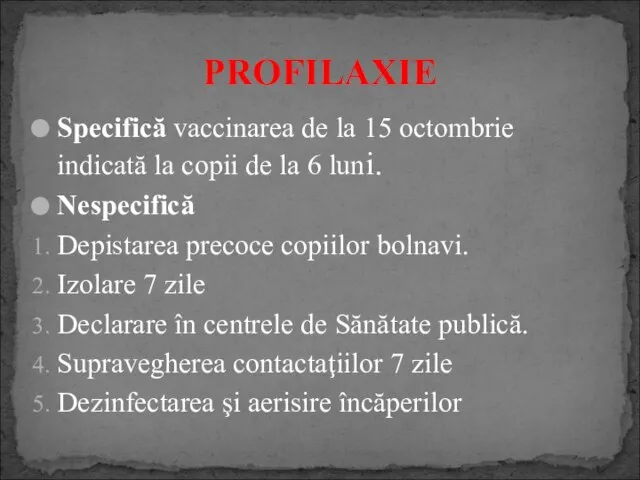 Specifică vaccinarea de la 15 octombrie indicată la copii de la