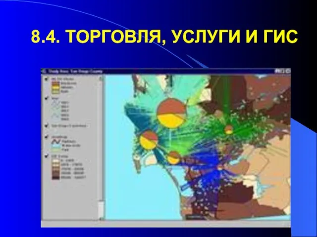 8.4. ТОРГОВЛЯ, УСЛУГИ И ГИС