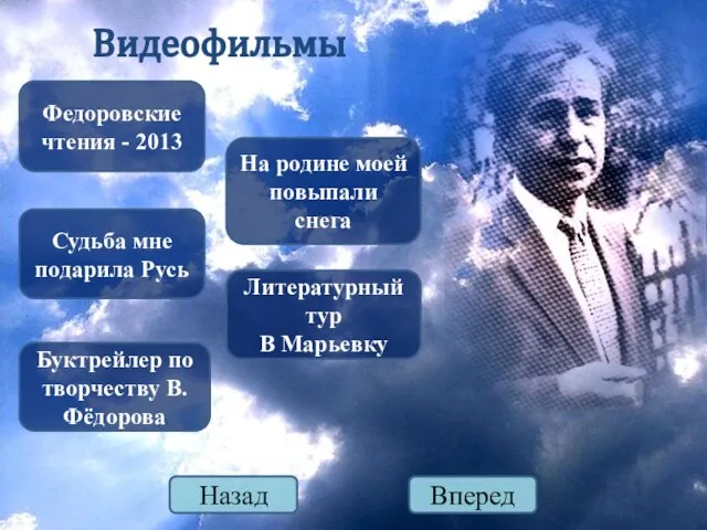 Видеофильмы Федоровские чтения - 2013 На родине моей повыпали снега Литературный