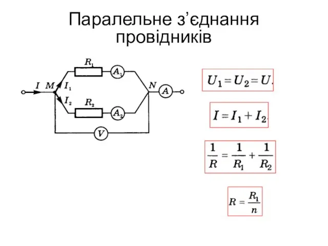 Паралельне з’єднання провідників