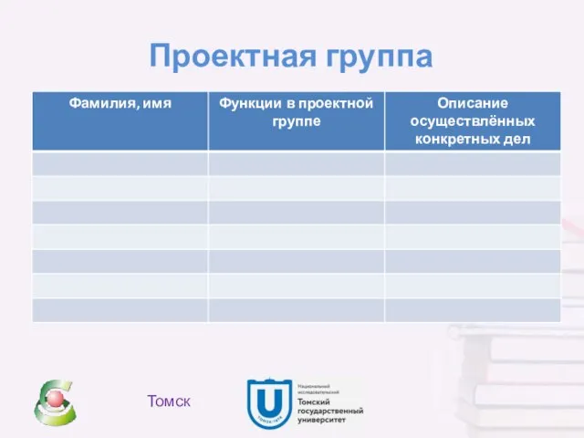 Проектная группа Томск