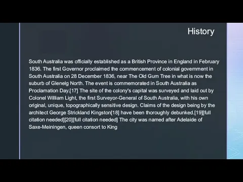 History South Australia was officially established as a British Province in