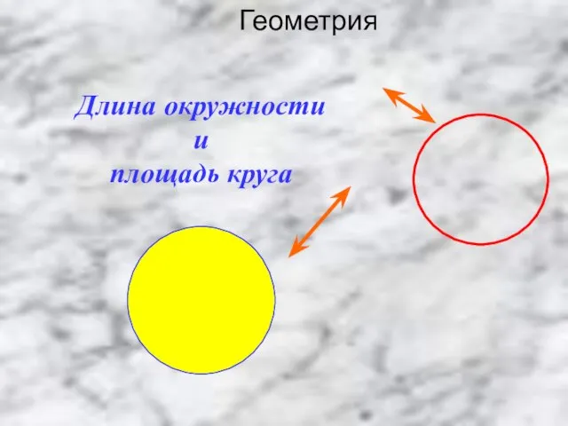Длина окружности и площадь круга Геометрия