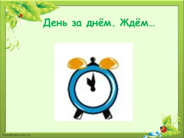 День за днём. Ждём…