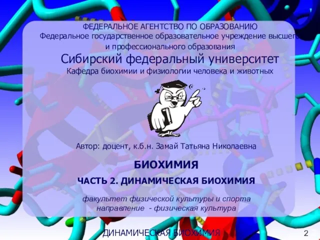 ФЕДЕРАЛЬНОЕ АГЕНТСТВО ПО ОБРАЗОВАНИЮ Федеральное государственное образовательное учреждение высшего и профессионального