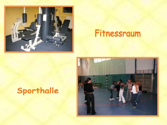 Sporthalle Fitnessraum