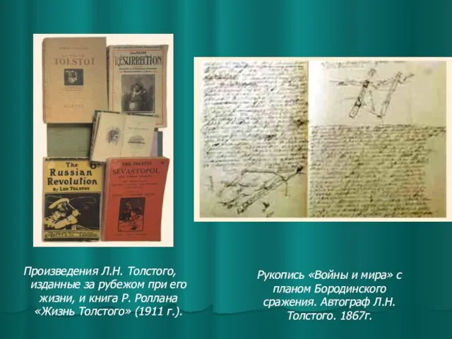 Произведения Л.Н. Толстого, изданные за рубежом при его жизни, и книга