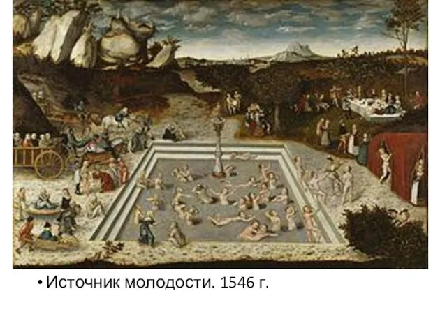 Источник молодости. 1546 г.