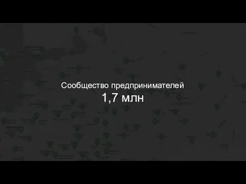 Сообщество предпринимателей 1,7 млн