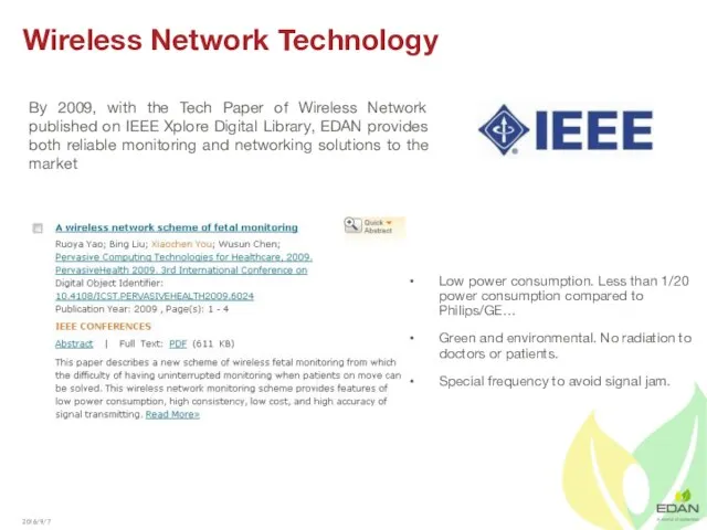 By 2009, with the Tech Paper of Wireless Network published on