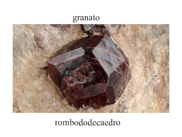 granato rombododecaedro
