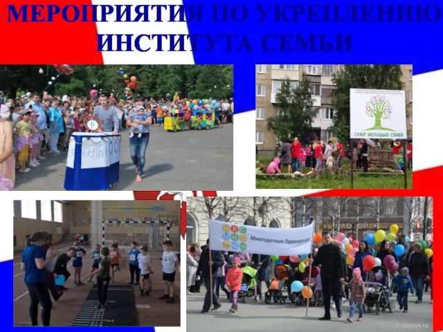 МЕРОПРИЯТИЯ ПО УКРЕПЛЕНИЮ ИНСТИТУТА СЕМЬИ