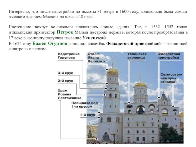 Интересно, что после надстройки до высоты 81 метра в 1600 году,