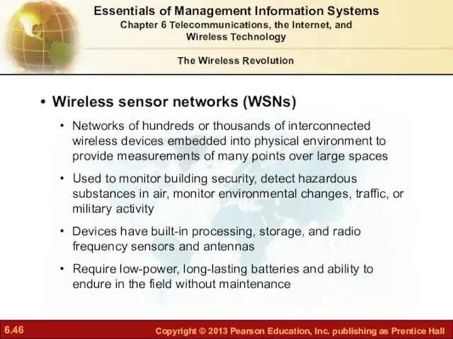 Wireless sensor networks (WSNs) Networks of hundreds or thousands of interconnected